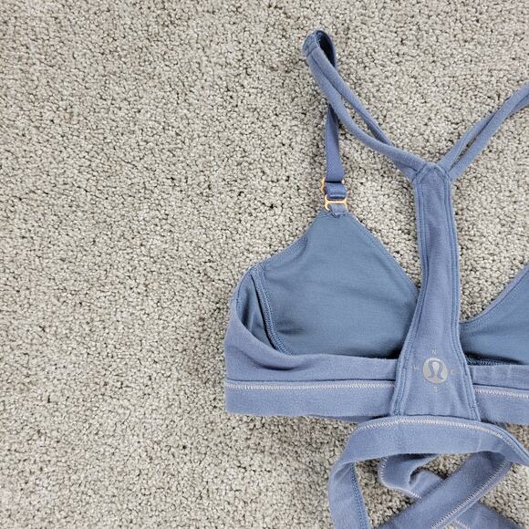 Lululemon‎ Womens Rue Boheme Bra XS Blue Racer Back Wanderlust Limited Edition - Picture 7 of 12